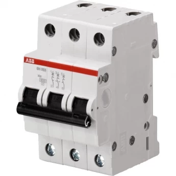 Выключатель автоматический модульный ABB 3п C 20А 6кА SH203 C 20