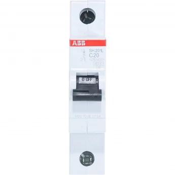 Выключатель автоматический модульный ABB SH201L 1п C 20А 4.5кА C20
